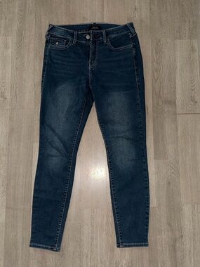 True Religion Women's Dark Indigo Skinny Jeans